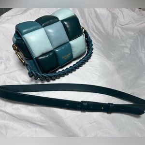Kate Spade Boxxy Color blocked Smooth Crossbody